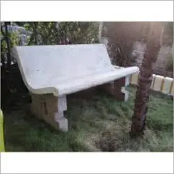 Plain, Flat  Design Concrete  Bench For Garden