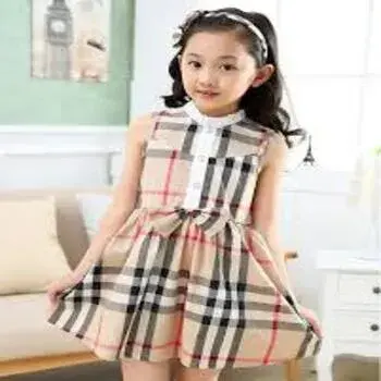 Checked Printed Frock
