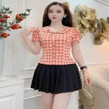 Stylish Checkered Tops For Girls 