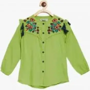 New Modern Style Green Tops