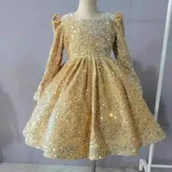 Yellow Shimmer Frock