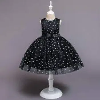 Girls Black Frocks