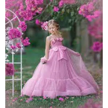 Girls Pink Color Frocks