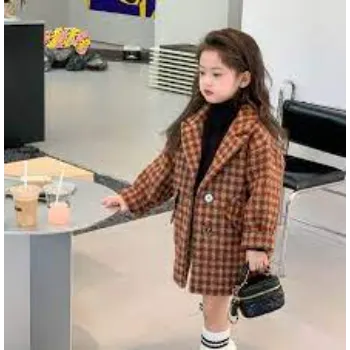 Girls Check Jacket