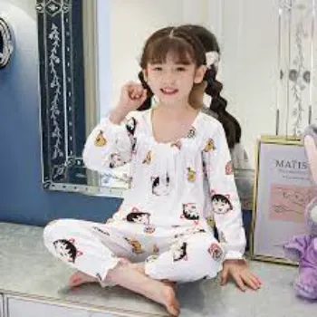 Skin Friendly Girls Pyjama