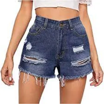 Denim Rough Shorts