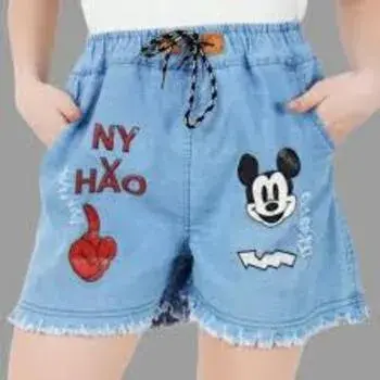 Graphic Prints Girls Shorts