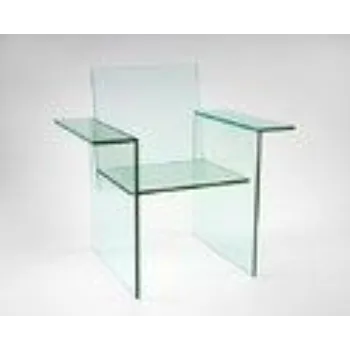 Polished Glass Chair
