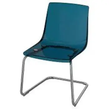 Modern Blue Glass Chair