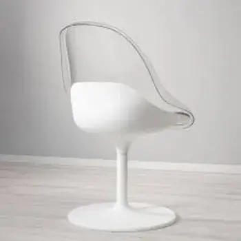 White Glass Chair