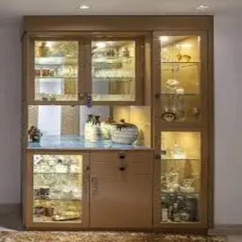 Wooden & Glass Cupboard