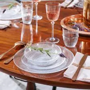 Azam Overseas Glass Dinner Set