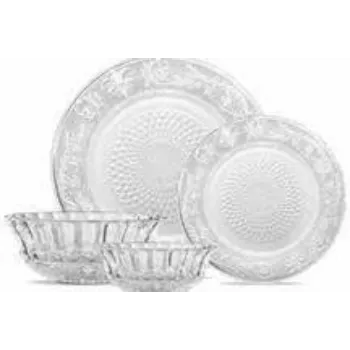 Fancy Glass Dinner Set
