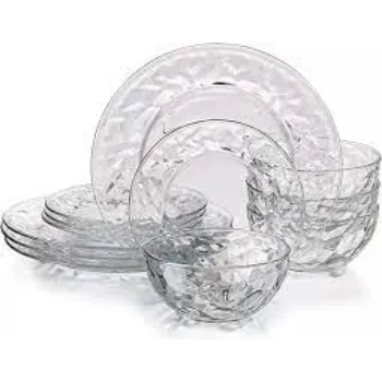 Messing Glass Dinner Set
