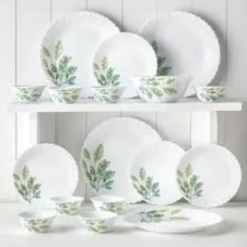 Printed Glass Dinner Set