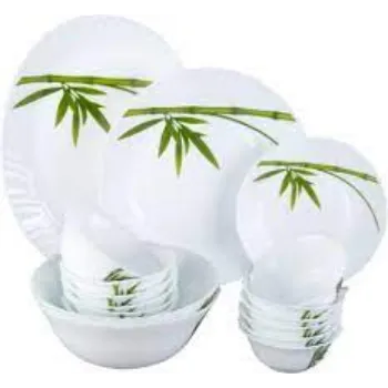 Printed Glass Dinner Set