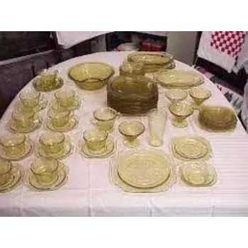 Fancy Glass Dinner Set