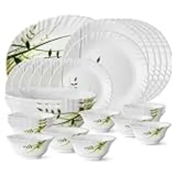 Natural Glass Dinner Set