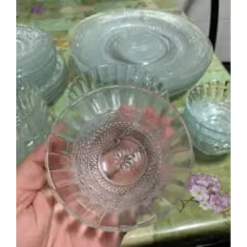Indian Glass Dinner Set
