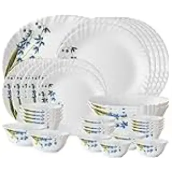 Easy To Carry Glass Dinner Set