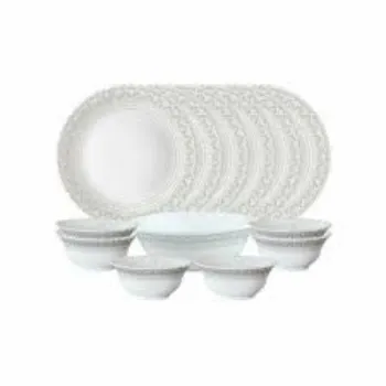 Modern Glass Dinner Set