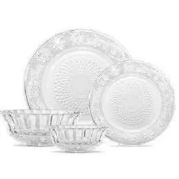 Durable Glass Dinner Set