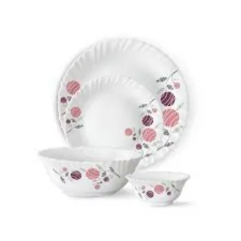 Printed Glass Dinner Set