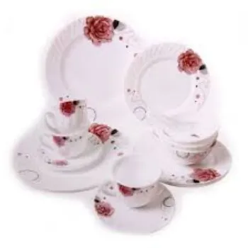 Printed Glass Dinner Set