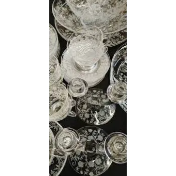 Indian Agarbatti Manufacturers Glass Dinner Set