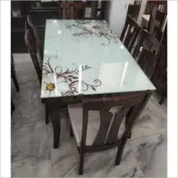 Luxury Style Glass Top Table
