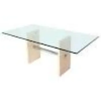  Durable Glass Top Table