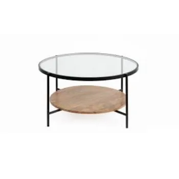 Polished Glass Top Table