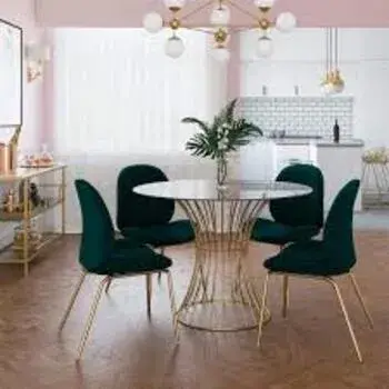 Modern Luxury Glass Top Table