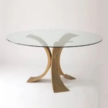 Fine Finishing Glass Top Table
