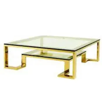 Modern Narrow Glass Top Table