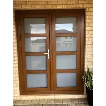 Coated Glazed Door