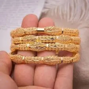 Pinkcity Export Gold Bangles