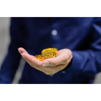 Smooth Texture Gold Coins 