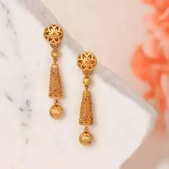  Corrosion Proof Gold Earring