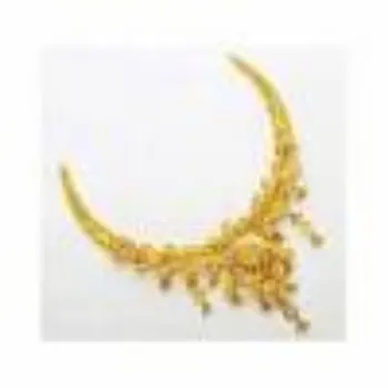 Ethnic Indian Wear Exports Gold Necklace