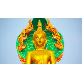 Wat Phra Kaew Temple Gold Statue