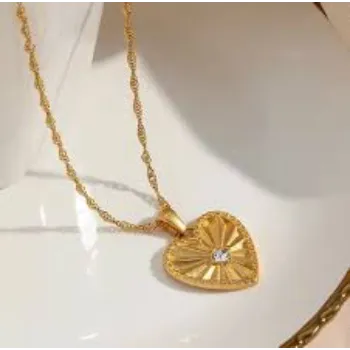 Rust Proof  Gold Plated Pendant
