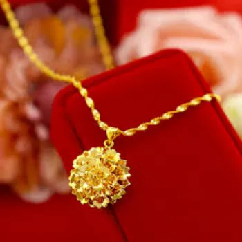 Modern Gold Plated Pendant