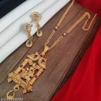Ethnic Indian Wear Exports Gold Plated Pendant