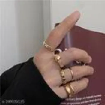  Corrosion Proof  Gold Plated Ring