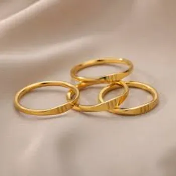 Shiny Gold Plated Ring