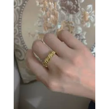 Rust Proof  Gold Plated Ring