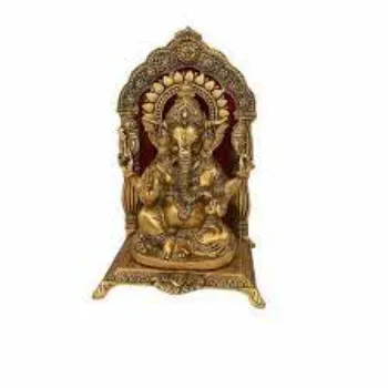  Golden Plated Ganesh Statue