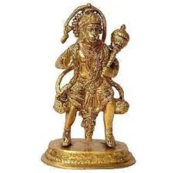  Gold Plated Hanuman Statue