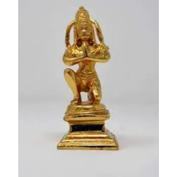  Gold Plated Hanuman Statue